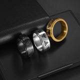 Rotary Pressure Reducing Titanium Steel Ring – Unique Gift Ideas — 4