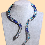 Diamond Animal Snake Necklace Ornament – Jewelry Gift Ideas — 3