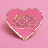 Secret Organization Brooch Heart-shaped Glitter – Jewelry Gift Ideas — 4