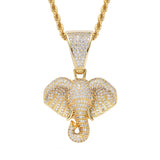 Vintage Elephant Head Shape Pendant Necklace – Jewelry Gift Ideas — 6