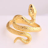 Snake Pattern Ring Punk 4-piece Ring Set – Useful Gifts — 4