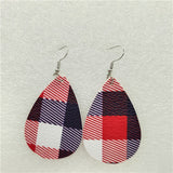 Duplex Printing Drop-shaped Leather Earrings – Practical Gifts — 10