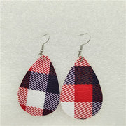 Duplex Printing Drop-shaped Leather Earrings – Practical Gifts — 10