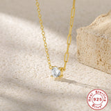 Sterling Silver Simple All-match Four-claw – Jewelry Gift Ideas — 9