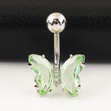 Short Titanium Steel Zircon Small Butterfly – Small Gift Ideas — 13
