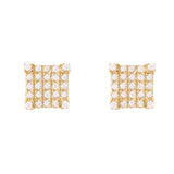 Men's And Women's Silver Inlaid Moissan Earrings – Gifts for Her — 6