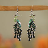 European And American Texture Peacock Earrings – Holiday Gift Ideas — 9