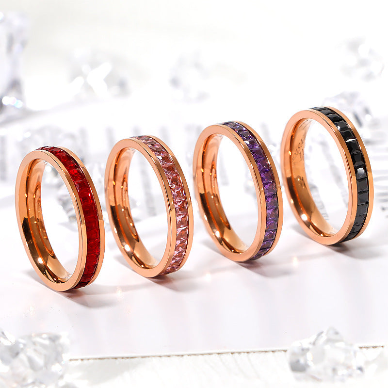 Fashion Simple Starry Ring Color – Stylish Gifts — 1