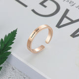 Sterling Silver Fashion Simple Glossy Ring – Stylish Gifts — 2