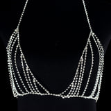 Rhinestone Shiny Sling Maxi Skirt Bra Panties – Stylish Gifts — 6