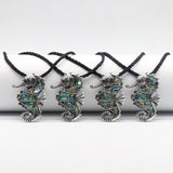 Tidal Abalone Shell Seahorse Brooch Pendant – Jewelry Gift Ideas — 4
