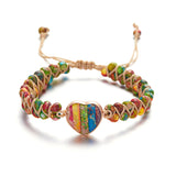 Handmade Creative Woven Bracelet Love Stone – Jewelry Gift Ideas — 13