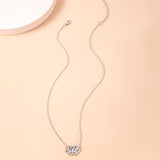 Zen Buddhist Lotus Stainless Steel Pendant – Jewelry Gift Ideas — 3