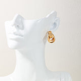 Temperament Youthful-looking Ring Earrings Metal – Everyday Gifts — 1