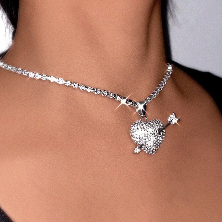 Exquisite Gift Jewelry Love Tennis Chain Necklace – Jewelry Gift Ideas — 1
