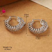 Clip Earrings Winding Earrings Temperament Earrings – Thoughtful Gifts — 4