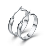 Women's Simple Round Hollow Two Tone Stud Earrings – Gifts for Her — 4