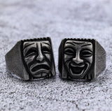 Hip Hop Street Grimace Skull Titanium Steel Ring – Stylish Gifts — 1