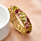 Retro Rose Diamond Studded Hollow Alloy Cloisonne – Jewelry Gift Ideas — 5