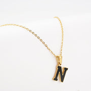 Titanium Steel First Word Letter Necklace Women's – Jewelry Gift Ideas — 20