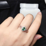 Fashion Personality Ladies Natural Emerald Ring – Stylish Gifts — 1