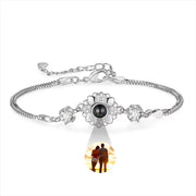 925 Silver Sunflower Projection Bracelet – Jewelry Gift Ideas — 4
