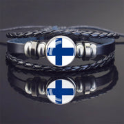 World Flag Bracelet Woven Twisted – Jewelry Gift Ideas — 18