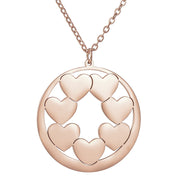 Hollow Heart Round Card Carved Pendant – Jewelry Gift Ideas — 12