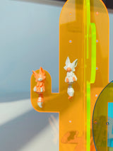 Girly Novelty Animal Design Asymmetric Fox Stud – Small Gift Ideas — 4
