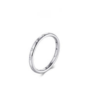 Sterling Silver Simple Couple Popular Fine Ring – Gifts for Couples — 2