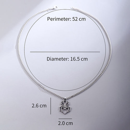 Coconal Hip Hop Punk Spider Pendant Chain – Jewelry Gift Ideas — 2