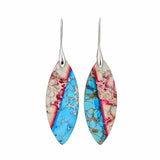 Vintage Colorful Leaf Earrings Elegant Temperament – Stylish Gifts — 2