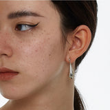 Irregular Tears Simple 925 Silver Stud Earrings – Thoughtful Gifts — 1
