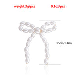 Vintage Plastic Pearl Bow Floral Hand-woven – Holiday Gift Ideas — 9