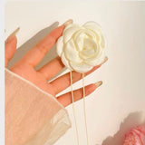 High-end Satin With Three-dimensional Flowers – Jewelry Gift Ideas — 12