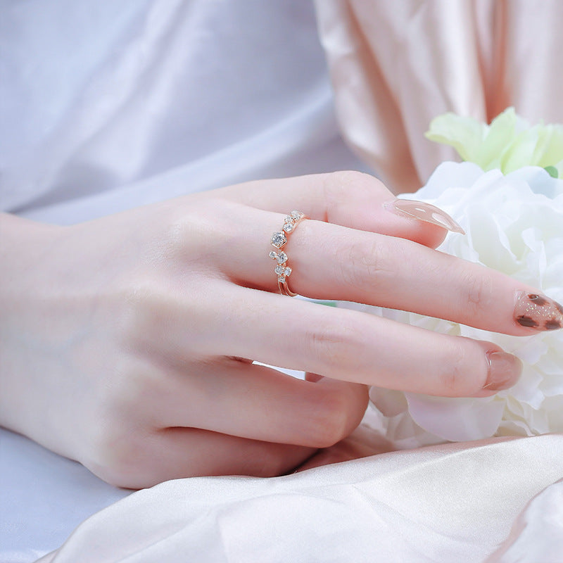 Japanese And Korean Style Versatile OL Ring Sterling – Stylish Gifts — 1