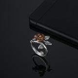 Alloy Personality Plant Ladies Rose Ring – Holiday Gift Ideas — 5