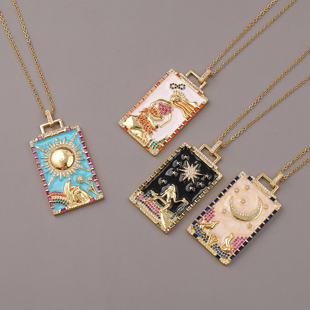 European And American Hip Hop Jewelry Copper Drip – Jewelry Gift Ideas — 1