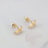925 Silver Nails New Simple Inlaid Zirconium Earrings – Gifts for Her — 3
