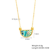 Niche Retro Natural Magic Color Pendant Earrings – Jewelry Gift Ideas — 5