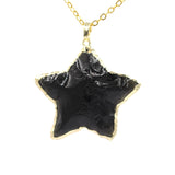 Star Moon Faceted Pendant White Crystal – Jewelry Gift Ideas — 14