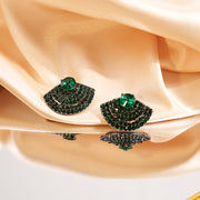 Vintage Electroplated Zircon Earrings Light Luxury – Surprise Gifts — 4