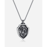 OP Retro Design Warrior Shield Titanium Steel – Jewelry Gift Ideas — 11