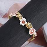 Bee Flowers And Beans Adjustable Bracelet – Jewelry Gift Ideas — 3