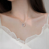 Women's Sterling Silver Sparkling Star Moon – Jewelry Gift Ideas — 5