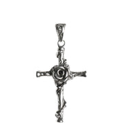 Thorn Rose Cross Necklace Men's Trendy – Jewelry Gift Ideas — 7