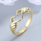 Women's Fashion And Simple Personality With Heart Ring – Stylish Gifts — 5