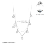 Simple Zircon Inlaid Temperament Necklace – Jewelry Gift Ideas — 4