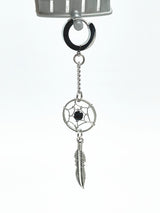 Dream Catcher Feather Net Stud Earrings For Men – Gifts for Him — 5