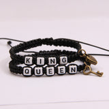 KING QUEEN Hand Weaving Bracelet Lock Cylinder – Jewelry Gift Ideas — 3
